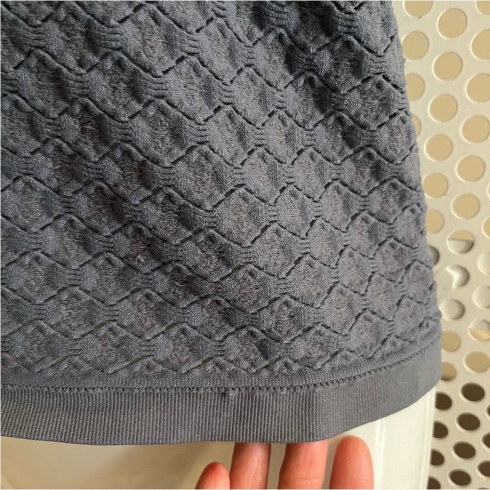 Free People Intimately Honeycomb Tube Top Size M/L in Grey - Picture 3 of 9